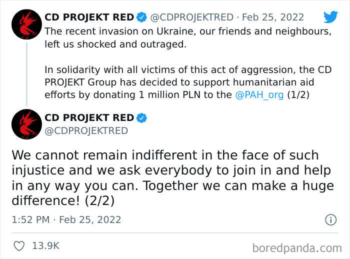 Companies Across The World Are Donating To Support Humanitarian Aid To Ukraine