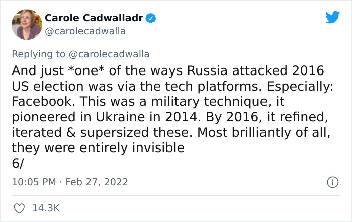 Person Starts An Important Thread About "The Great Information War" So That People Would Know About It Person Starts An Important Thread About "The Great Information War" So That People Would Know About It