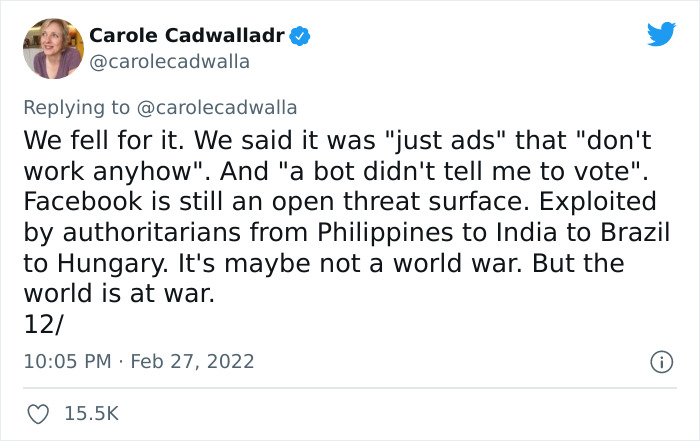 Person Starts An Important Thread About "The Great Information War" So That People Would Know About It Person Starts An Important Thread About "The Great Information War" So That People Would Know About It