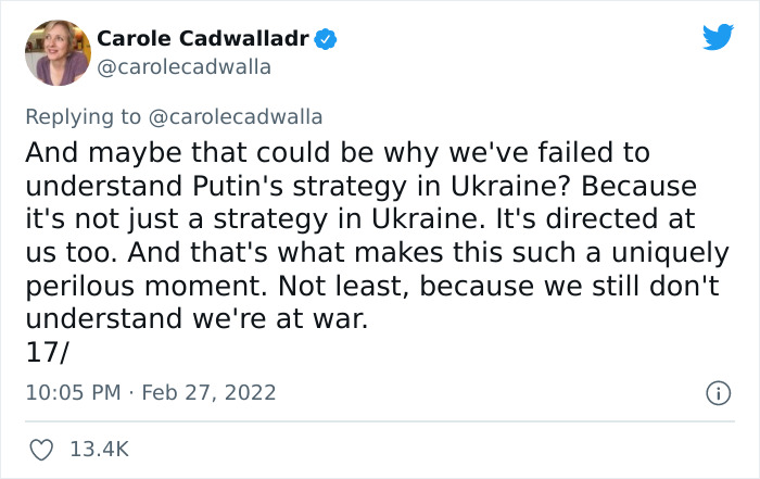 Person Starts An Important Thread About "The Great Information War" So That People Would Know About It Person Starts An Important Thread About "The Great Information War" So That People Would Know About It