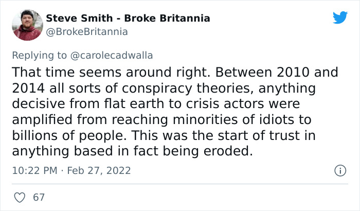 Person Starts An Important Thread About "The Great Information War" So That People Would Know About It Person Starts An Important Thread About "The Great Information War" So That People Would Know About It