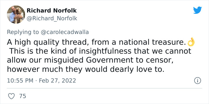 Person Starts An Important Thread About "The Great Information War" So That People Would Know About It Person Starts An Important Thread About "The Great Information War" So That People Would Know About It