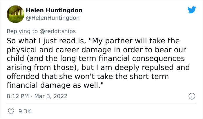 Woman Asks Husband To Cover All Of Her Financial Loss When Caring For Their Baby, He's Shocked And Lost Woman Asks Husband To Cover All Of Her Financial Loss When Caring For Their Baby, He's Shocked And Lost