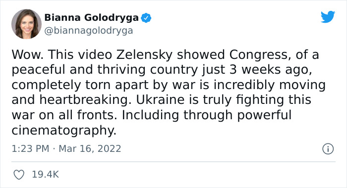 Man Is Upset The President Of Ukraine Didn't Wear A Suit When Addressing The US Congress, Voices It On Twitter, Gets A Major Reality Check Man Is Upset The President Of Ukraine Didn't Wear A Suit When Addressing The US Congress, Voices It On Twitter, Gets A Major Reality Check