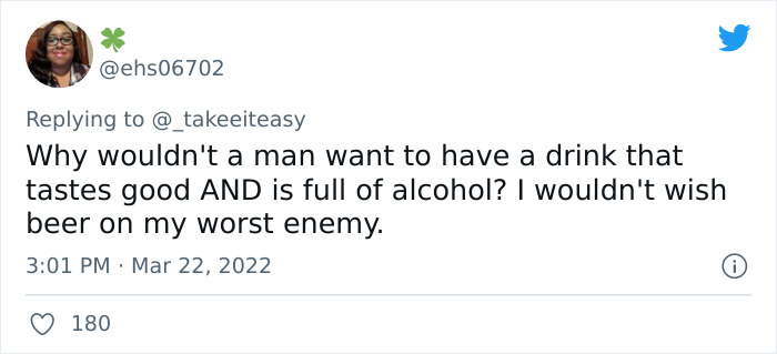 Woman On Twitter Belittles Men Who Order Fruity Or Mixed Drinks And 17 People Come To Teach Her A Lesson