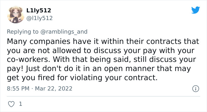 Person Tweets How They Helped Coworker Renegotiate Their Contract After Finding Out They Earn 20% Less, Sparks Debates On Twitter