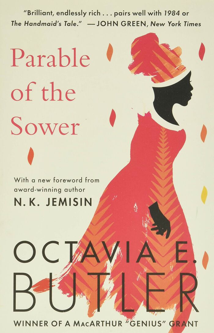 Cover of Parable of the Sower by Octavia E. Butler, featured in folks online list 28 books that blew their minds.