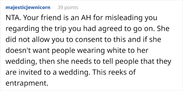Woman Blamed For &ldquo;Ruining&rdquo; A Wedding Because She Wore All White To A Surprise Ceremony She Had No Idea About