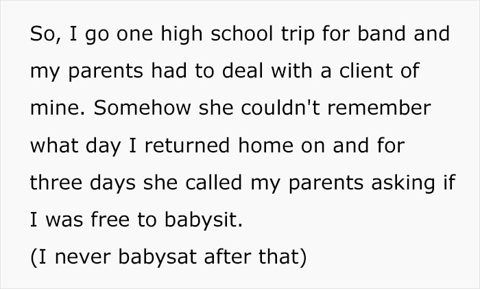 Babysitter Goes Out Of Town For 4 Days, Entitled Mother Spams Her Parents By Calling Every Day And Asking For A Sitter