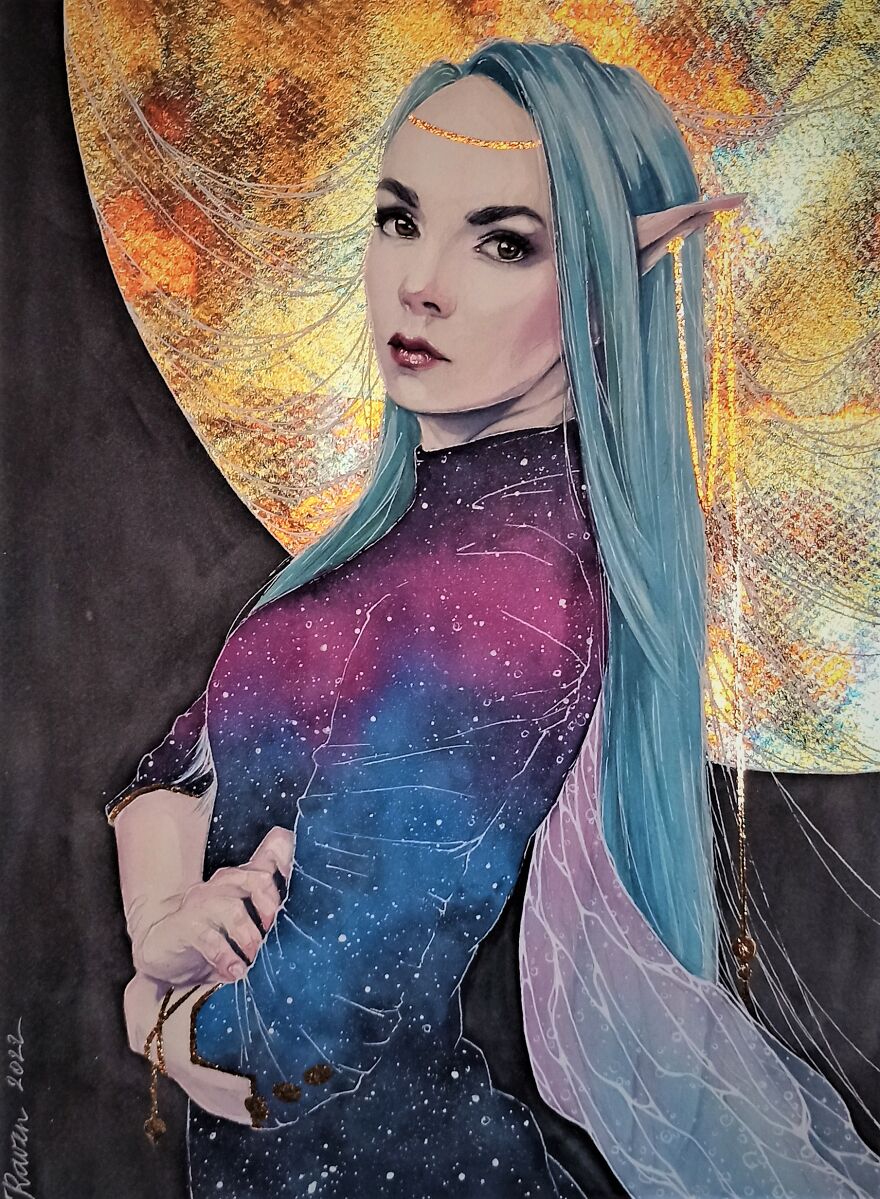 I Love To Add The Gold Touch To My Art I Love To Add The Gold Touch To My Art