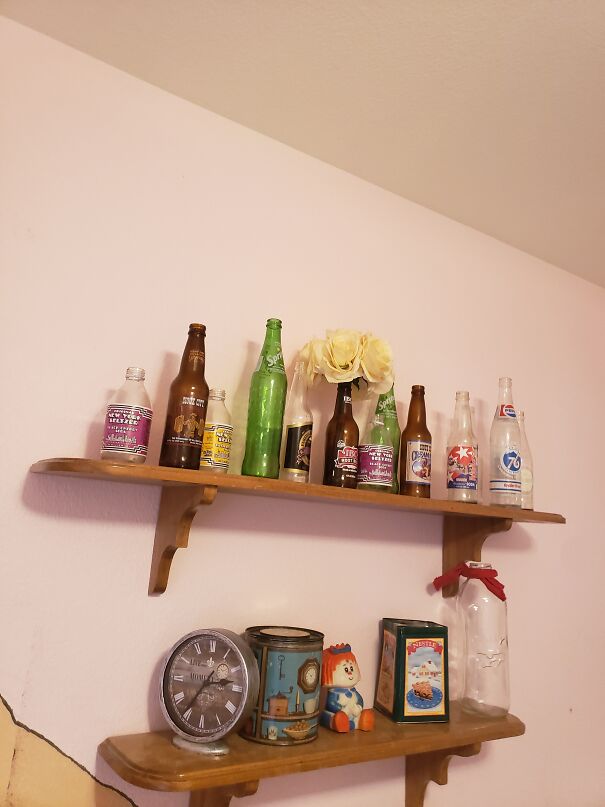 I Collect Soda Bottles And Vintage Tins.