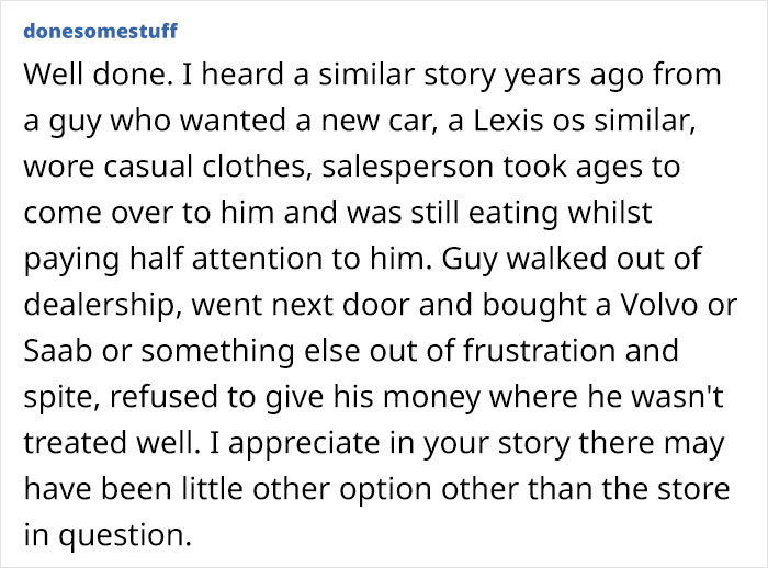 Shopper Maliciously Complies And Buys A $900 Appliance After Sales Assistant Tells Him To Look For Something He Can Afford