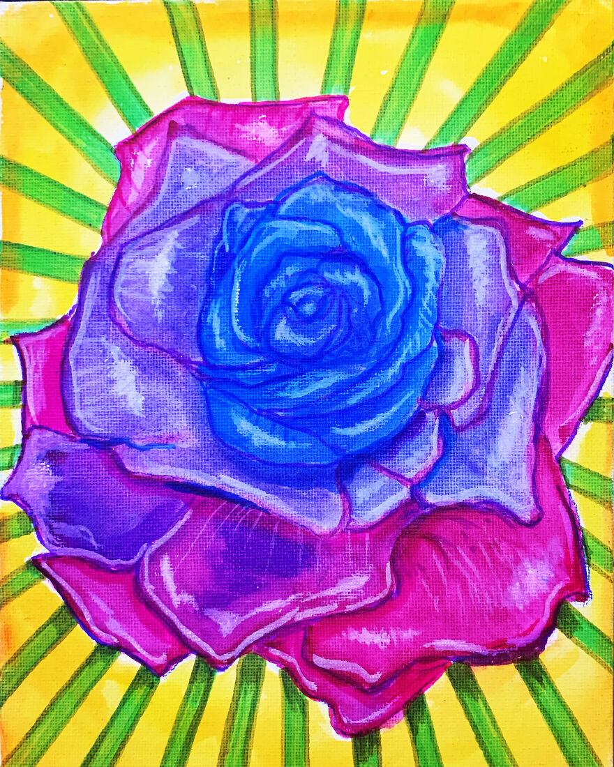 I Drew A Flower Every Day For A Year, And Here Are 40 Of My Best Works