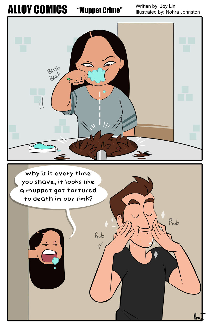 I Capture My Marriage And Parenting Problems In 50 Honest Comics (New Pics)