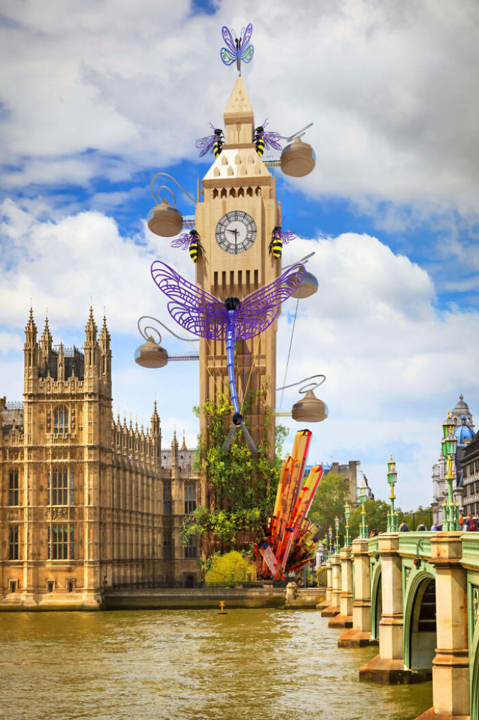 Designers Portrayed What These 4 Famous London Landmarks Would Look Like If They Were Built According To Children&rsquo;s Drawings