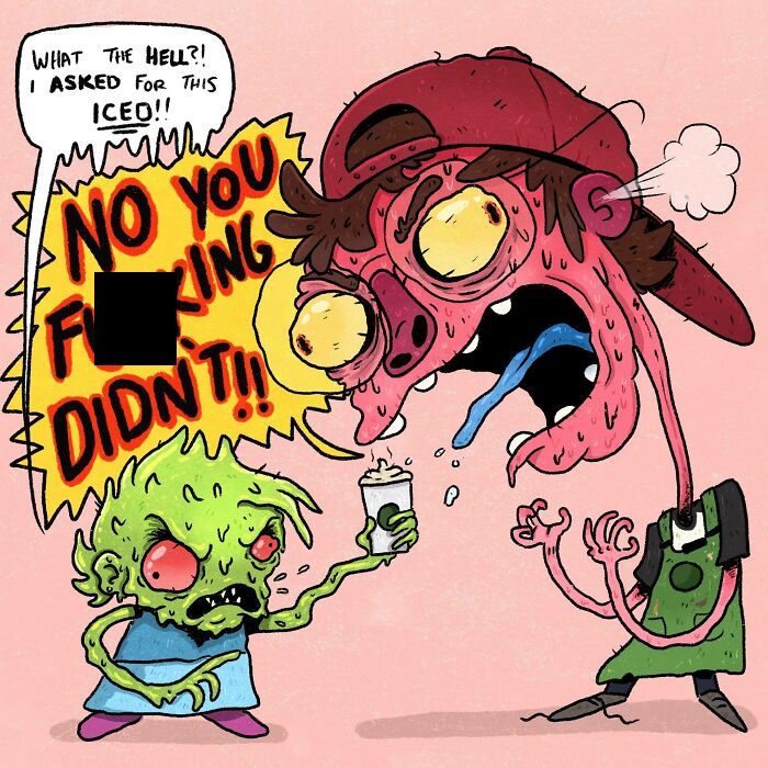 I’m No Longer A Starbucks Barista! I Drew How I Felt Most Of The Time