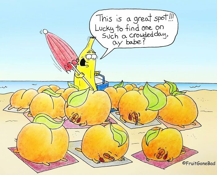 Fun But Inappropriate 'Fruit Gone Bad' Comics