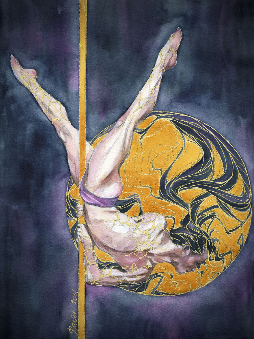 I Love To Add The Gold Touch To My Art I Love To Add The Gold Touch To My Art