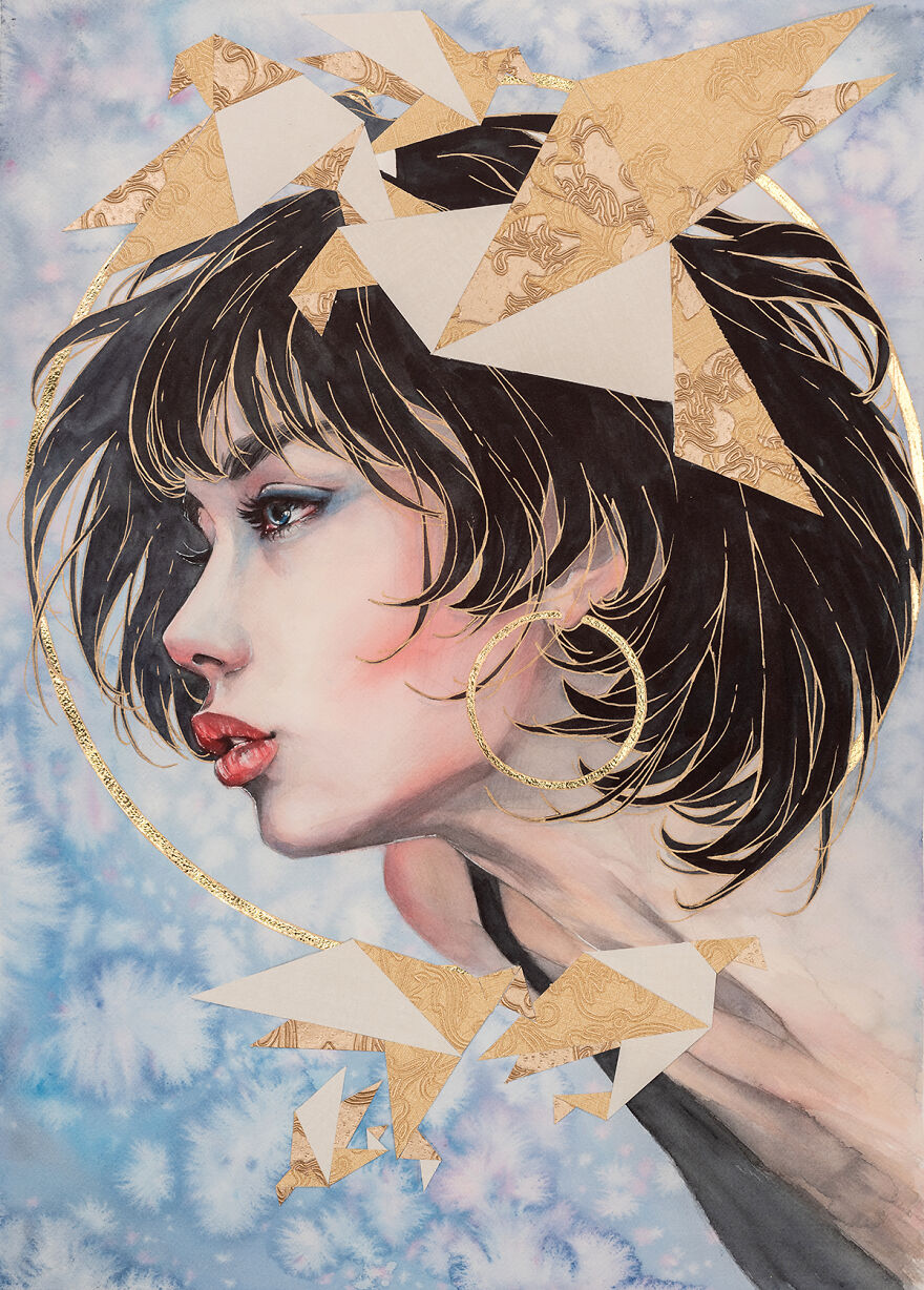 I Love To Add The Gold Touch To My Art I Love To Add The Gold Touch To My Art