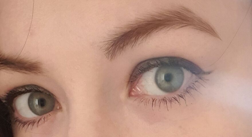 Grey/Greeny Blue. They Look Different In Different Lights.