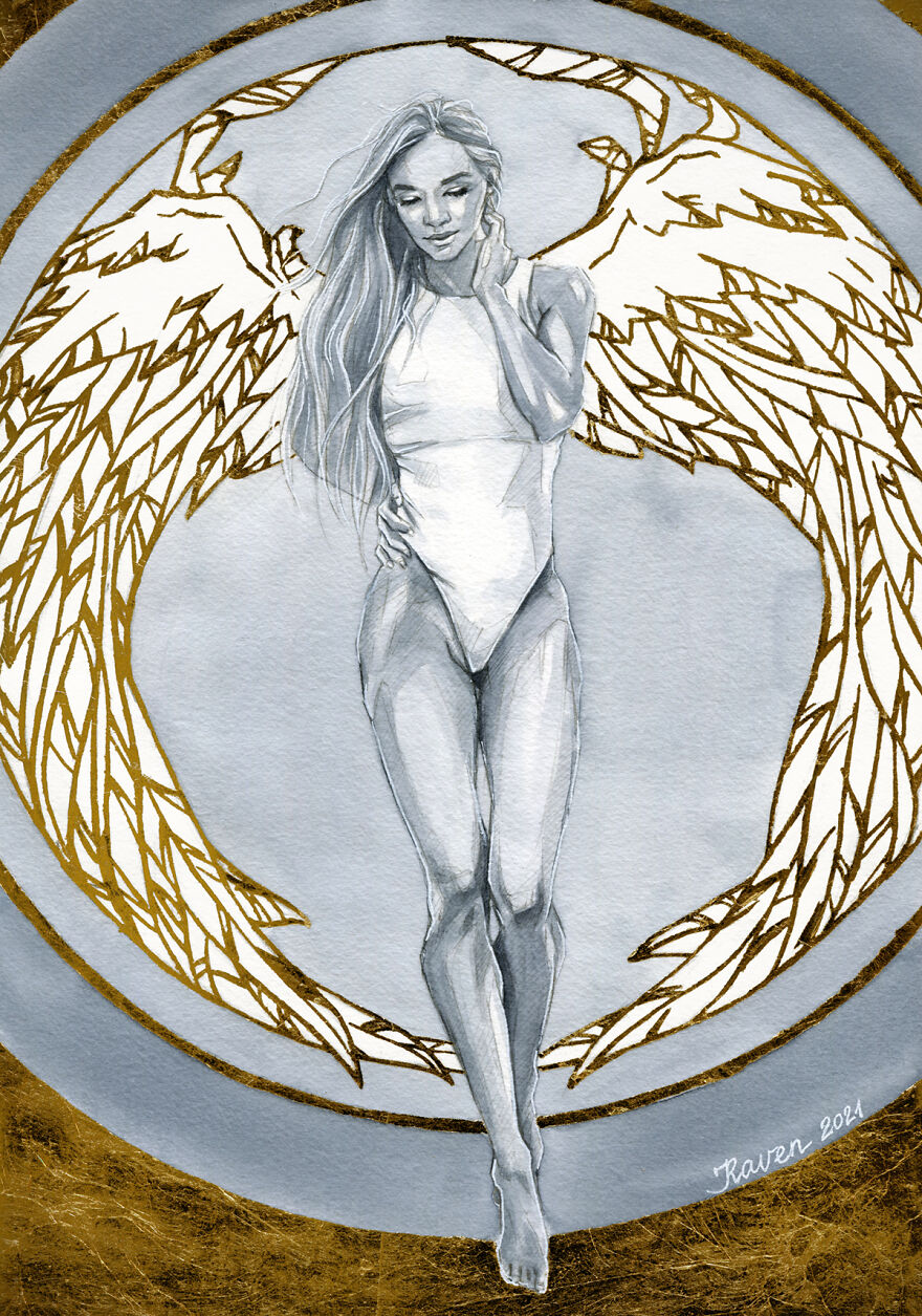 I Love To Add The Gold Touch To My Art I Love To Add The Gold Touch To My Art