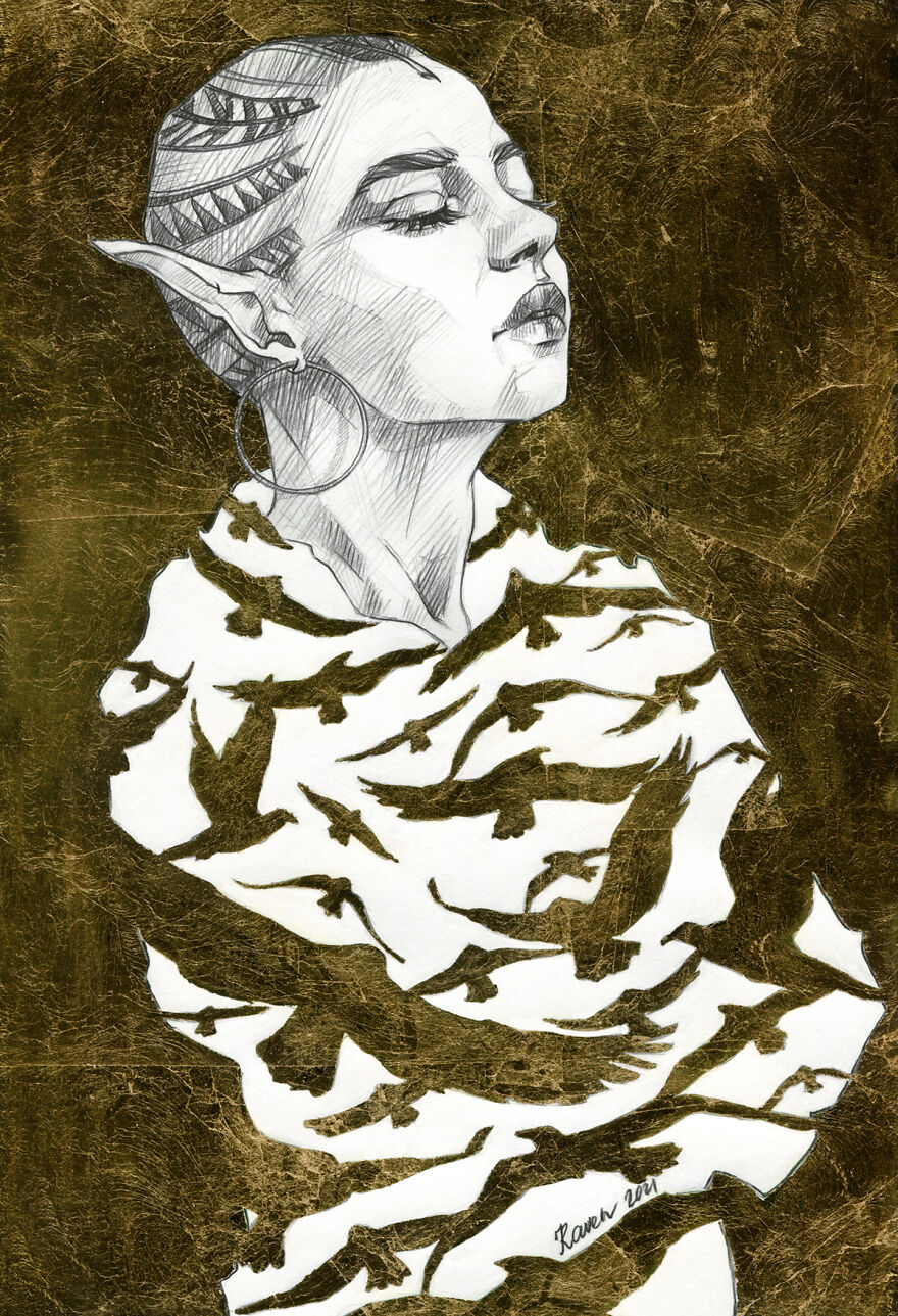 I Love To Add The Gold Touch To My Art I Love To Add The Gold Touch To My Art