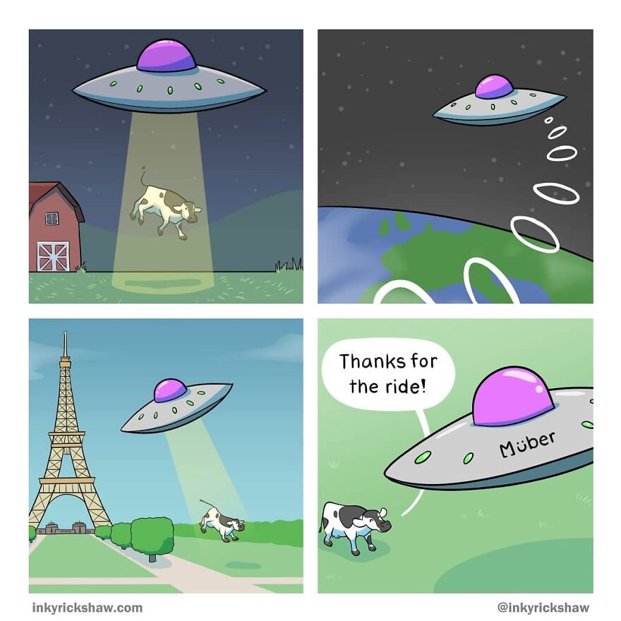 Impossible Not To Laugh With The Comics With Surprising Endings By Ricky Hawkins