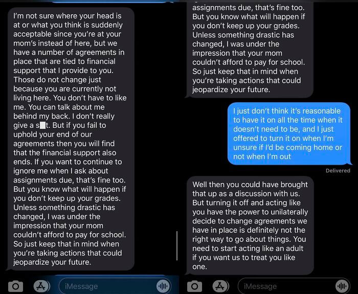 I Stopped Sharing My Location With My Stepmom Bc I’m Not Comfortable With Her Watching Where I Am At All Times, This Was Her Response When I Said I Wouldn’t Share It Again