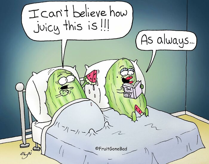 Fun But Inappropriate 'Fruit Gone Bad' Comics