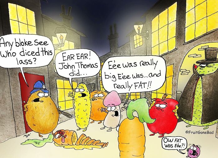 Fun But Inappropriate 'Fruit Gone Bad' Comics