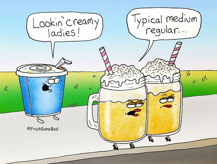 Fun But Inappropriate 'Fruit Gone Bad' Comics