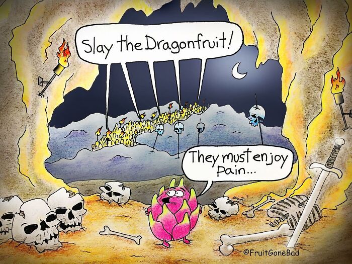 Fun But Inappropriate 'Fruit Gone Bad' Comics