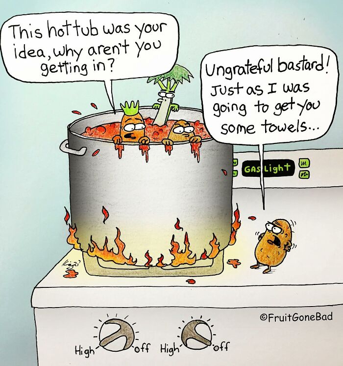 Fun But Inappropriate 'Fruit Gone Bad' Comics