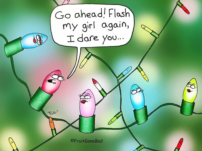 Fun But Inappropriate 'Fruit Gone Bad' Comics