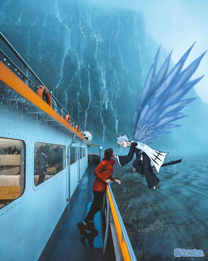 I Draw Fictional Characters To Strangers Pics I Find On The Instagram To Create Amusing Scenarios