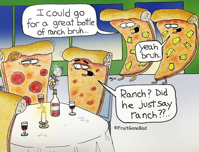 Fun But Inappropriate 'Fruit Gone Bad' Comics