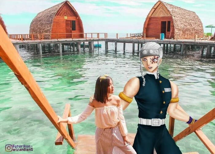 I Draw Fictional Characters To Strangers Pics I Find On The Instagram To Create Amusing Scenarios