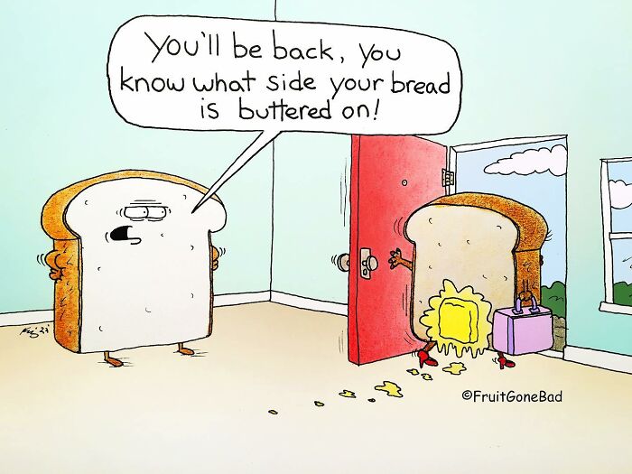 Fun But Inappropriate 'Fruit Gone Bad' Comics