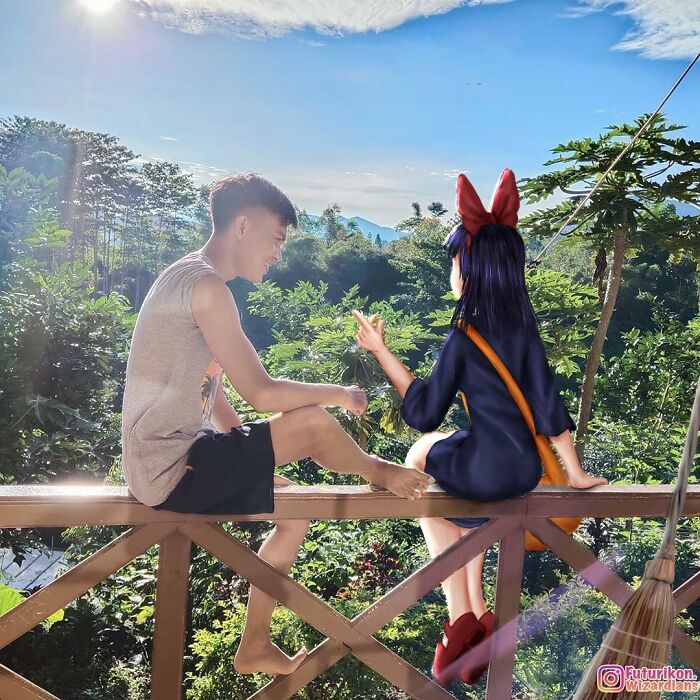 I Draw Fictional Characters To Strangers Pics I Find On The Instagram To Create Amusing Scenarios