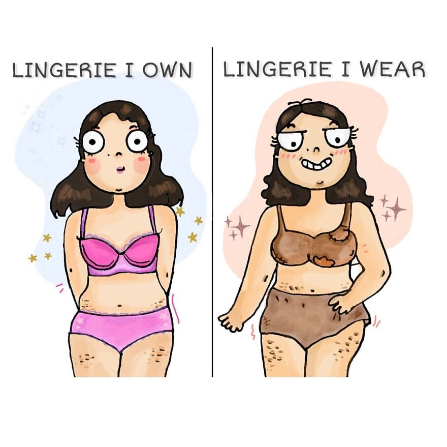 30 New Hilarious Comics About The Struggle Of A Girl That Is Totally Relatable