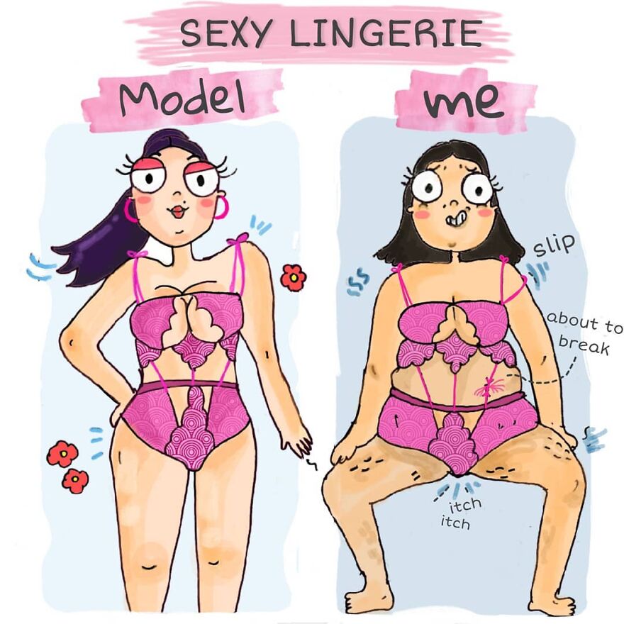 30 New Hilarious Comics About The Struggle Of A Girl That Is Totally Relatable