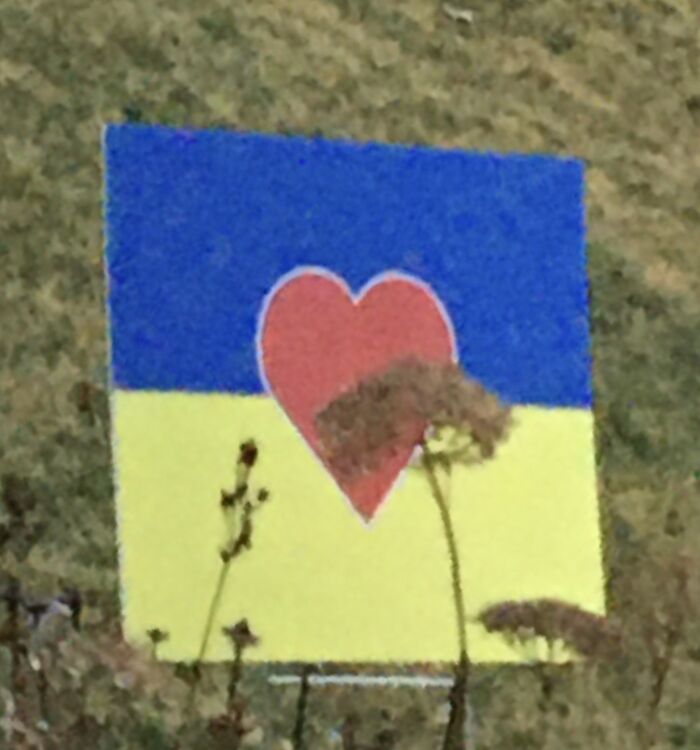 A Sign That My Neighbors Gave To Us 