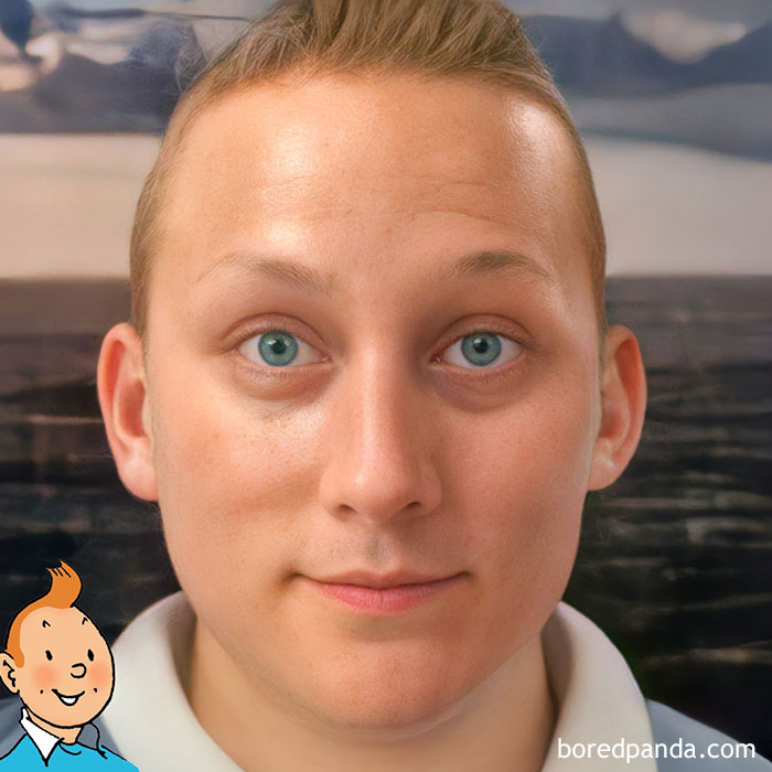 Tintin From The Adventures Of Tintin