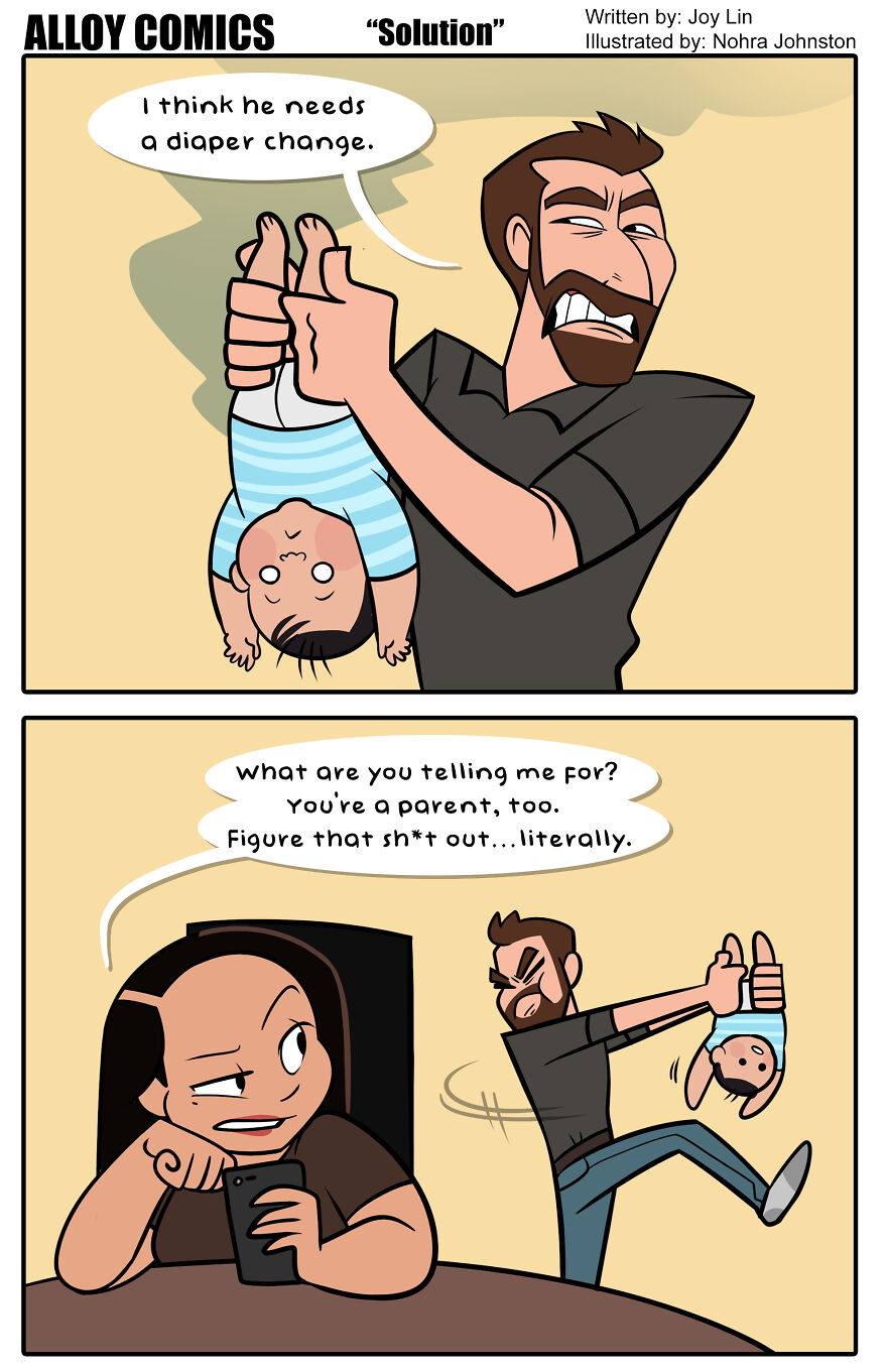I Capture My Marriage And Parenting Problems In 50 Honest Comics (New Pics)