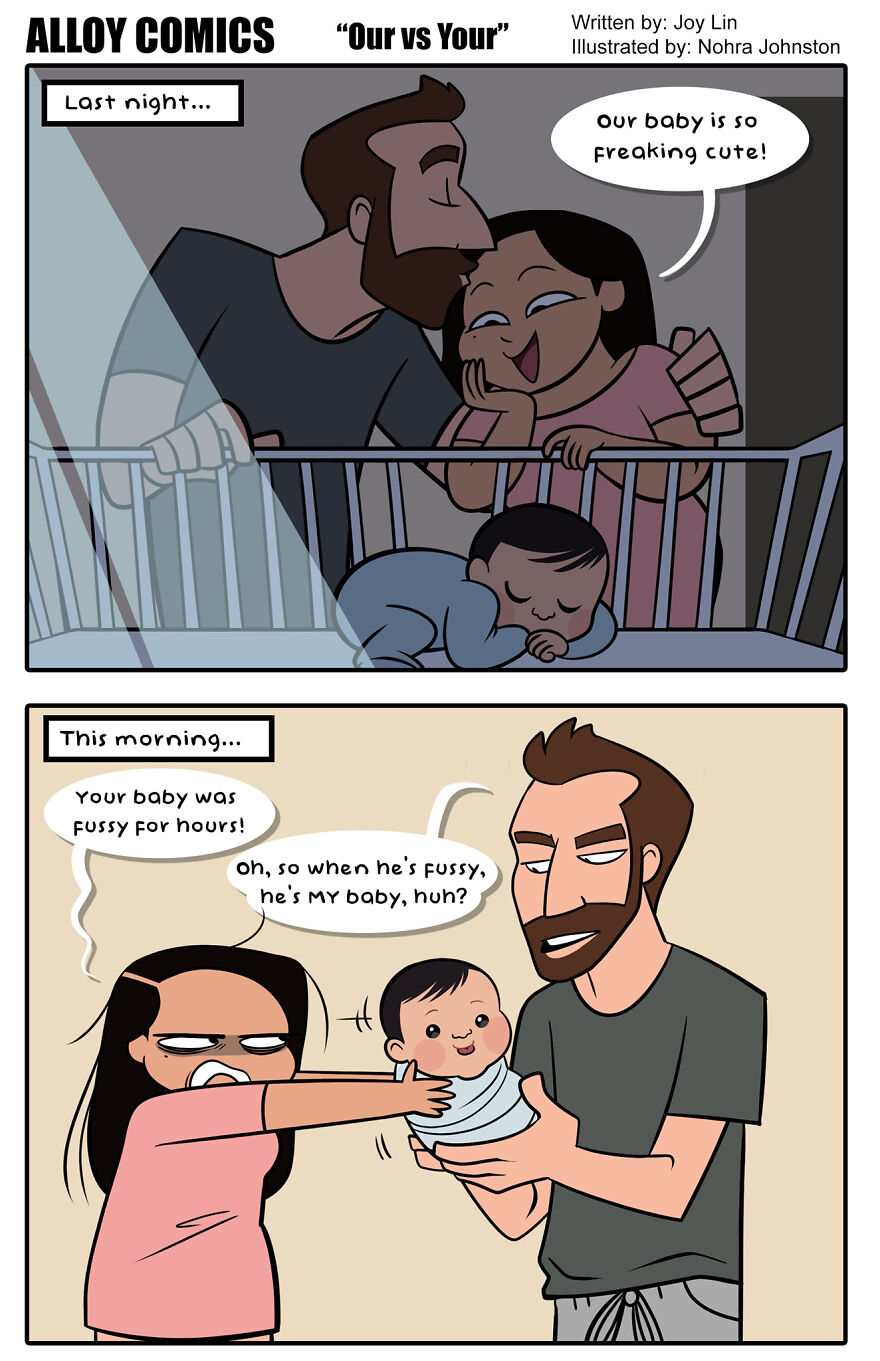 I Capture My Marriage And Parenting Problems In 50 Honest Comics (New Pics)