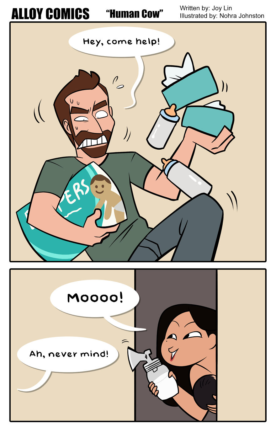 I Capture My Marriage And Parenting Problems In 50 Honest Comics (New Pics)