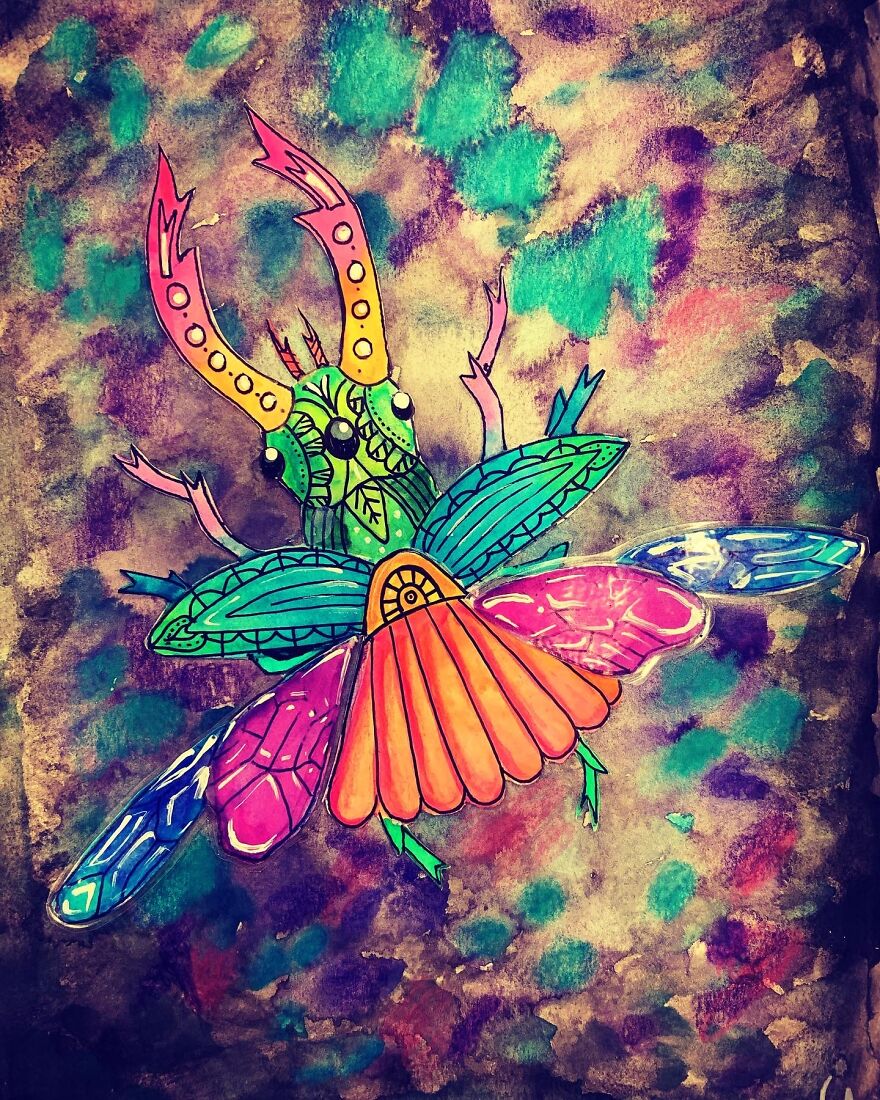 I Drew A Flower Every Day For A Year, And Here Are 40 Of My Best Works