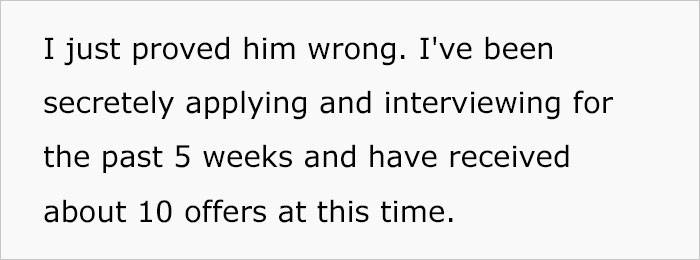 Mistreated Employee Secretly Interviews For Other Jobs, Gets New Job With 40k Raise