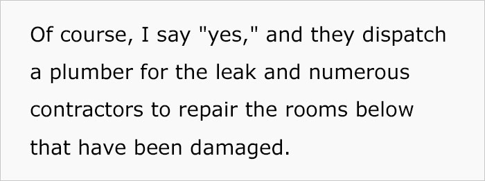 Landlord Refuses To Fix A Leak, Gets A $8,000 Bill To Repair The Damage That The Water Did To Other Apartments Landlord Refuses To Fix A Leak, Gets A $8,000 Bill To Repair The Damage That The Water Did To Other Apartments
