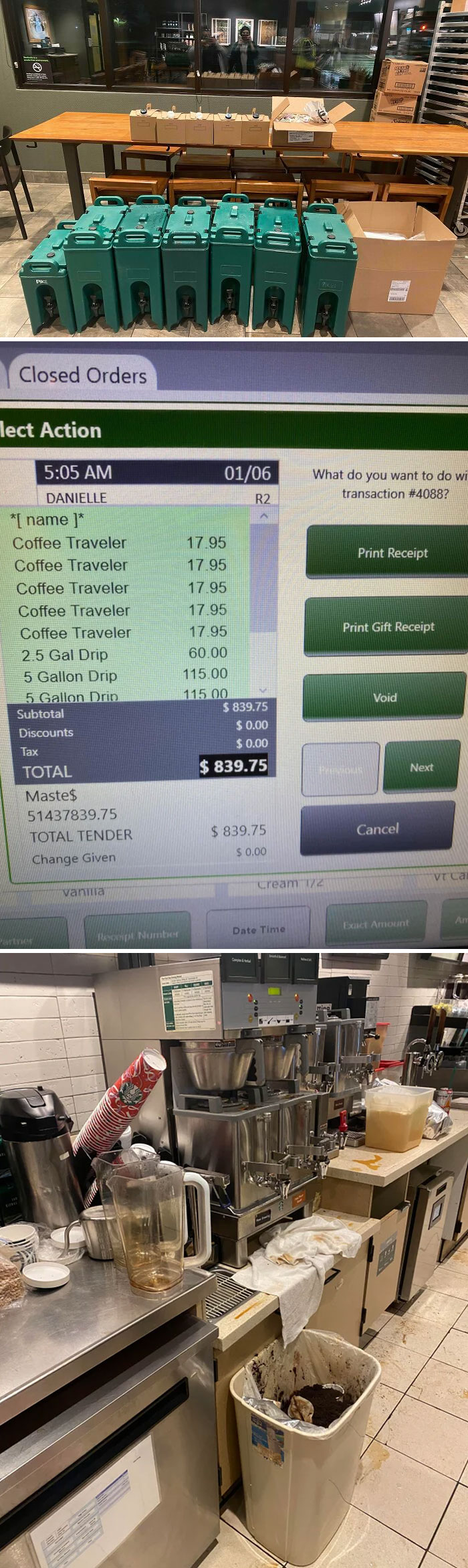 We Had A $840 Traveler Order Due At 5 A.m.